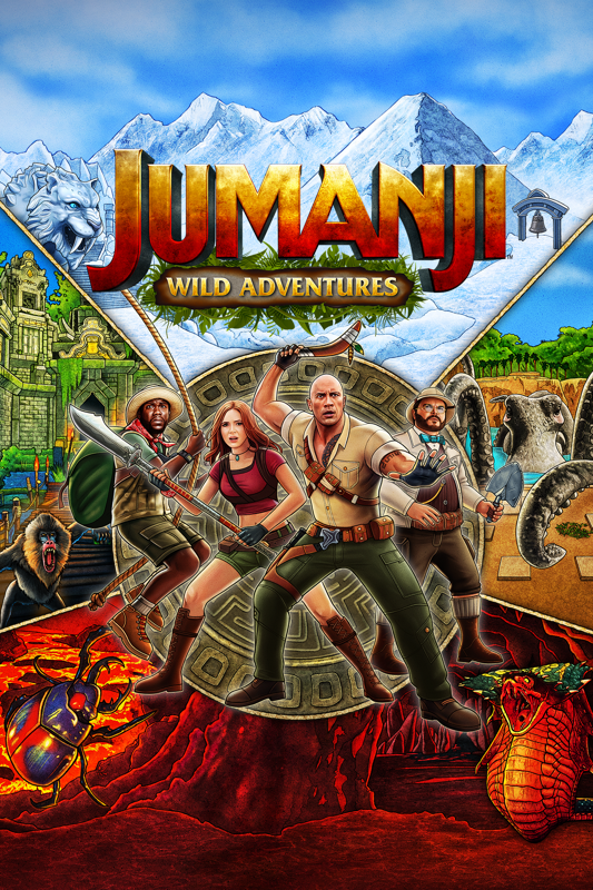 Jumanji Wild Adventures box art for Playstation 4